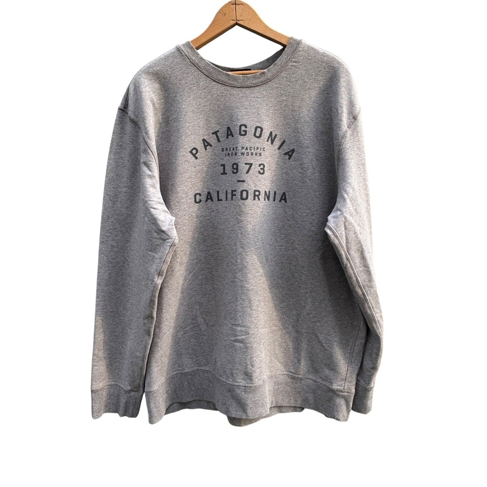 Patagonia Great Pacific Iron Works 1973 California Sweatshirt Heather Grey